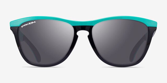 Oakley OO9284 Frogskins Tm Green PlasticSunglass Frames from EyeBuyDirect, Front View