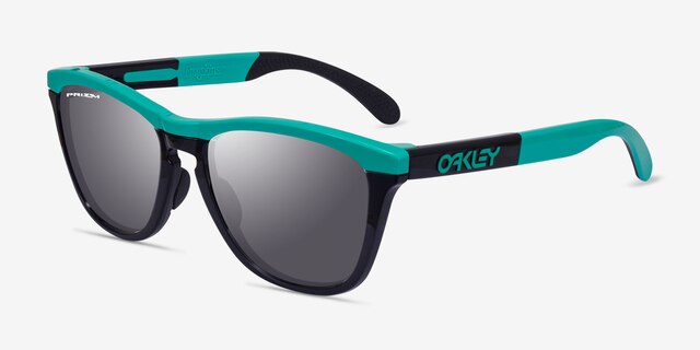 Oakley OO9284 Frogskins Tm Green PlasticSunglass Frames from EyeBuyDirect, Angle View