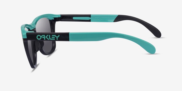 Oakley OO9284 Frogskins Tm Green PlasticSunglass Frames from EyeBuyDirect, Side View