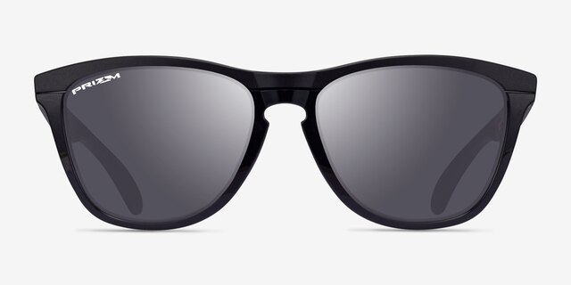 Oakley OO9284 Frogskins Tm Matte Black PlasticSunglass Frames from EyeBuyDirect, Front View