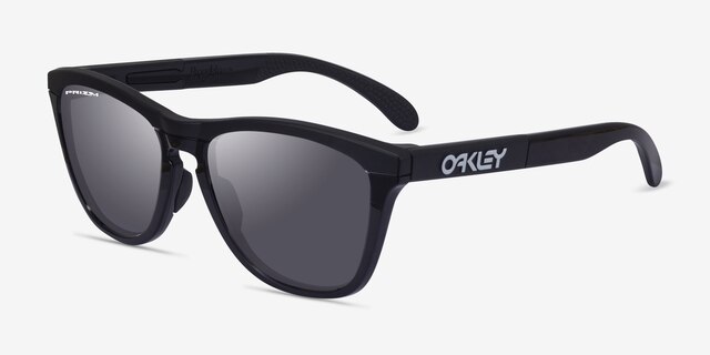 Oakley OO9284 Frogskins Tm Matte Black PlasticSunglass Frames from EyeBuyDirect, Angle View