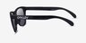 Oakley OO9284 Frogskins Tm Matte Black PlasticSunglass Frames from EyeBuyDirect, Side View
