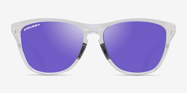 Oakley OO9284 Frogskins Tm Matte Clear PlasticSunglass Frames from EyeBuyDirect, Front View