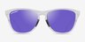 Oakley OO9284 Frogskins Tm Matte Clear PlasticSunglass Frames from EyeBuyDirect, Front View