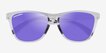 Oakley OO9284 Frogskins Tm Matte Clear PlasticSunglass Frames from EyeBuyDirect, Closed View
