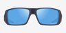 Oakley Heliostat Matte Blue PlasticSunglass Frames from EyeBuyDirect, Front View
