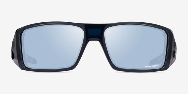 Oakley Heliostat Clear Blue PlasticSunglass Frames from EyeBuyDirect, Front View