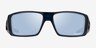 Oakley Heliostat Clear Blue PlasticSunglass Frames from EyeBuyDirect, Front View