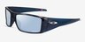 Oakley Heliostat Clear Blue PlasticSunglass Frames from EyeBuyDirect, Angle View