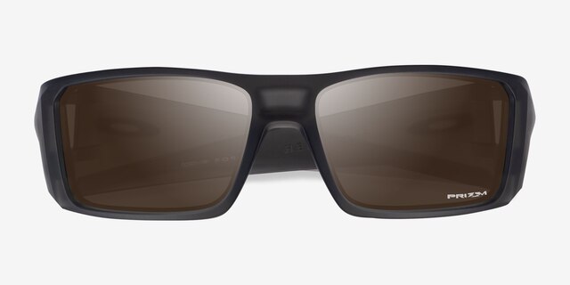 Oakley Heliostat Clear Gray PlasticSunglass Frames from EyeBuyDirect, Closed View