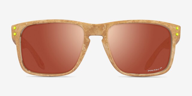 Oakley Holbrook Light Brown PlasticSunglass Frames from EyeBuyDirect, Front View
