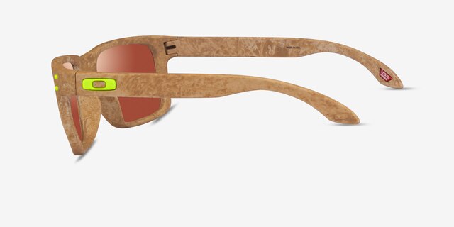 Oakley Holbrook Light Brown PlasticSunglass Frames from EyeBuyDirect, Side View