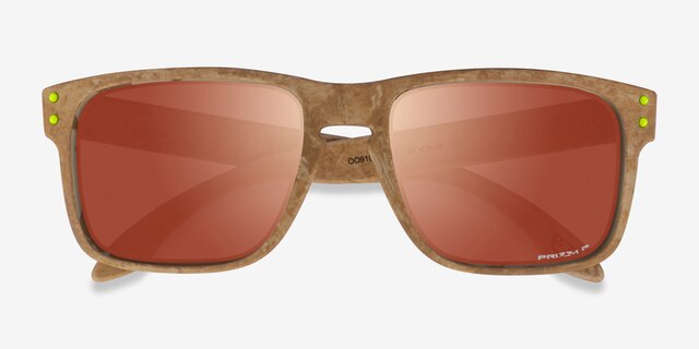 Oakley Holbrook Light Brown PlasticSunglass Frames from EyeBuyDirect, Closed View