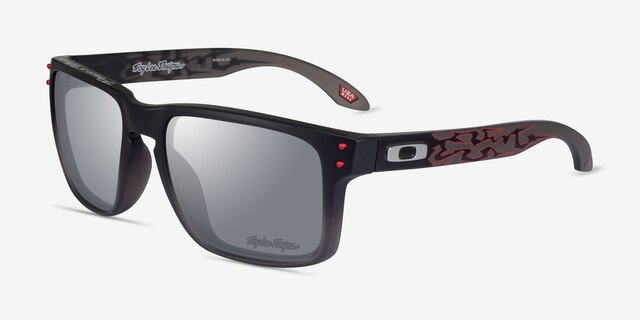 Oakley Holbrook Black Matte PlasticSunglass Frames from EyeBuyDirect, Angle View