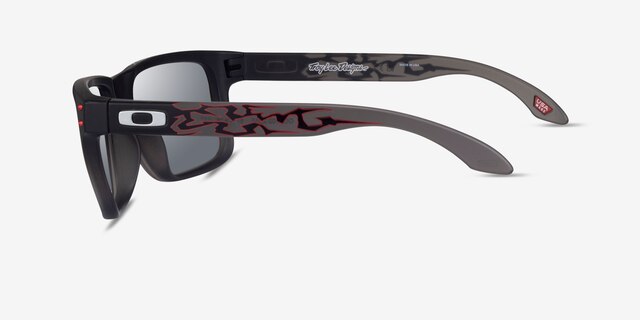 Oakley Holbrook Black Matte PlasticSunglass Frames from EyeBuyDirect, Side View