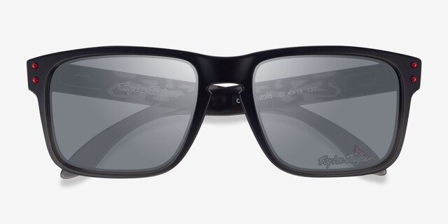 Oakley Holbrook Black Matte PlasticSunglass Frames from EyeBuyDirect, Closed View