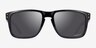 Oakley Holbrook Xl Shiny Black PlasticSunglass Frames from EyeBuyDirect, Front View