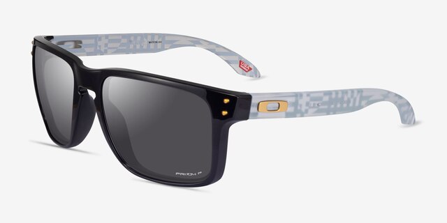 Oakley Holbrook Xl Shiny Black PlasticSunglass Frames from EyeBuyDirect, Angle View