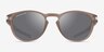 Oakley Latch Clear Gray PlasticSunglass Frames from EyeBuyDirect, Front View