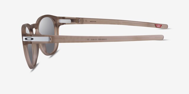 Oakley Latch Clear Gray PlasticSunglass Frames from EyeBuyDirect, Side View