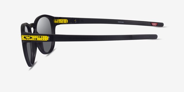 Oakley Latch Black PlasticSunglass Frames from EyeBuyDirect, Side View