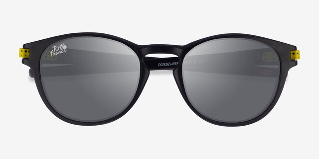 Oakley Latch Black PlasticSunglass Frames from EyeBuyDirect, Closed View