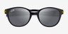 Oakley Latch Black PlasticSunglass Frames from EyeBuyDirect, Closed View