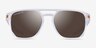 Oakley Latch Beta Matte Clear PlasticSunglass Frames from EyeBuyDirect, Front View