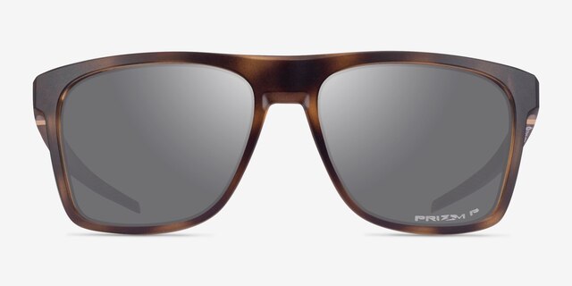 Oakley Leffingwell Matte Tortoise PlasticSunglass Frames from EyeBuyDirect, Front View