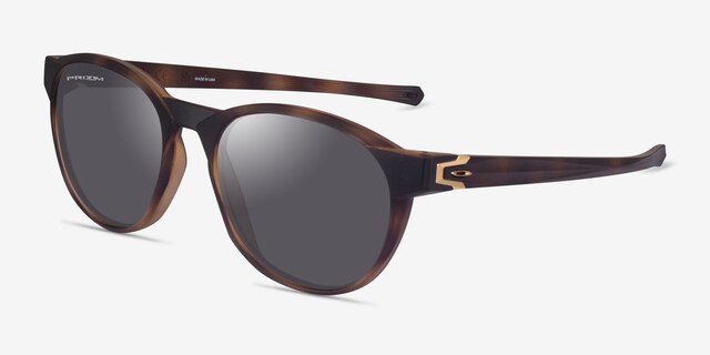Oakley Reedmace Matte Clear Tortoise PlasticSunglass Frames from EyeBuyDirect, Angle View