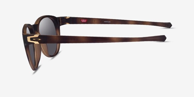 Oakley Reedmace Matte Clear Tortoise PlasticSunglass Frames from EyeBuyDirect, Side View