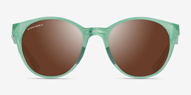 Oakley Spindrift Clear Green PlasticSunglass Frames from EyeBuyDirect, Front View