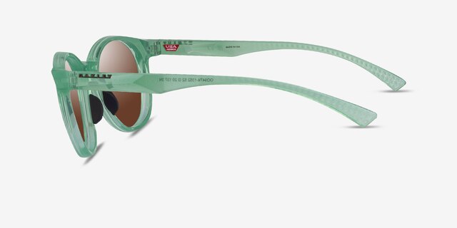 Oakley Spindrift Clear Green PlasticSunglass Frames from EyeBuyDirect, Side View
