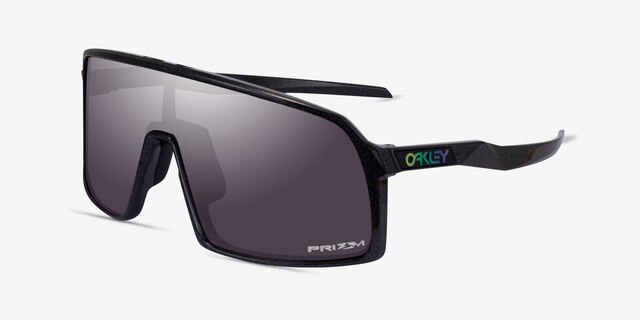 Oakley Sutro Shiny Black PlasticSunglass Frames from EyeBuyDirect, Angle View