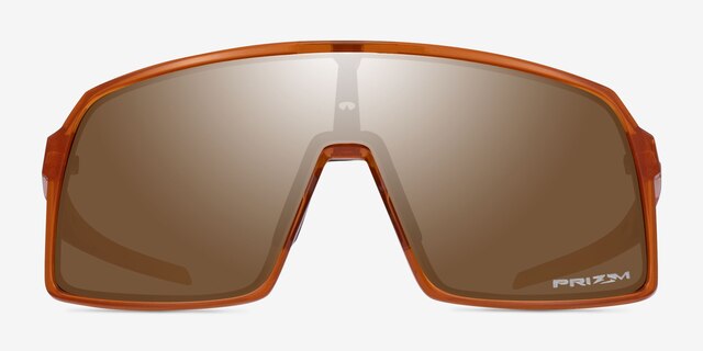 Oakley Sutro Clear Orange PlasticSunglass Frames from EyeBuyDirect, Front View