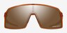 Oakley Sutro Clear Orange PlasticSunglass Frames from EyeBuyDirect, Front View