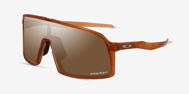 Oakley Sutro Clear Orange PlasticSunglass Frames from EyeBuyDirect, Angle View
