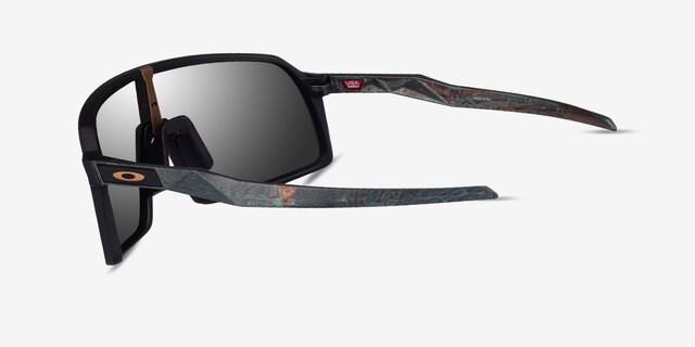Oakley Sutro Black PlasticSunglass Frames from EyeBuyDirect, Side View
