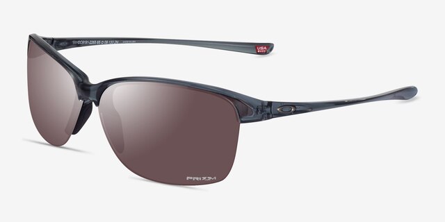 Oakley Unstopppable Clear Gray PlasticSunglass Frames from EyeBuyDirect, Angle View