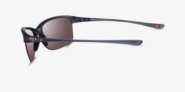 Oakley Unstopppable Clear Gray PlasticSunglass Frames from EyeBuyDirect, Side View