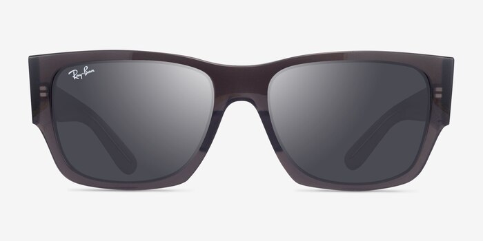 Ray-Ban RB0947S Carlos Clear Dark Gray Plastique Soleil de Lunette de vue d'EyeBuyDirect