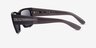 Ray-Ban RB0947S Carlos Clear Dark Gray PlasticSunglass Frames from EyeBuyDirect, Side View