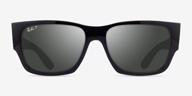Ray-Ban RB0947S Carlos Shiny Black PlasticSunglass Frames from EyeBuyDirect, Front View
