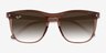 Ray-Ban RB2210 Clear Light Brown PlasticSunglass Frames from EyeBuyDirect, Closed View