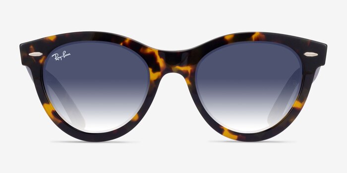 Ray-Ban RB2241 Wayfarer Way Yellow Tortoise Plastique Soleil de Lunette de vue d'EyeBuyDirect