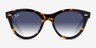 Ray-Ban RB2241 Wayfarer Way Yellow Tortoise PlasticSunglass Frames from EyeBuyDirect, Front View