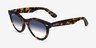 Ray-Ban RB2241 Wayfarer Way Yellow Tortoise PlasticSunglass Frames from EyeBuyDirect, Angle View