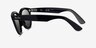 Ray-Ban RB2241 Wayfarer Way Black PlasticSunglass Frames from EyeBuyDirect, Side View