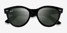 Ray-Ban RB2241 Wayfarer Way Black PlasticSunglass Frames from EyeBuyDirect, Closed View