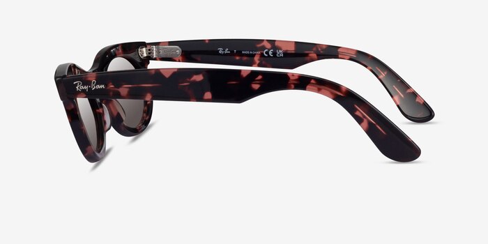 Ray-Ban RB2242 Wayfarer Oval Pink Tortoise Plastique Soleil de Lunette de vue d'EyeBuyDirect